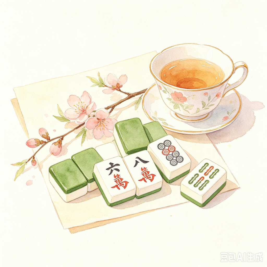 high resolution mahjong tiles print