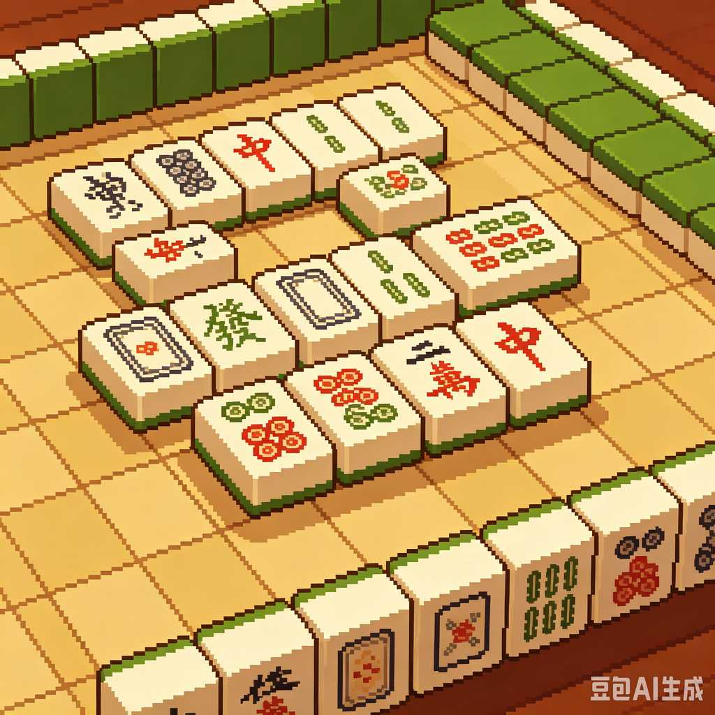 water resistant print mahjong tiles