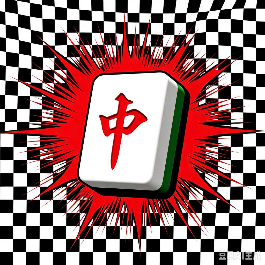 printed logo mahjong set
