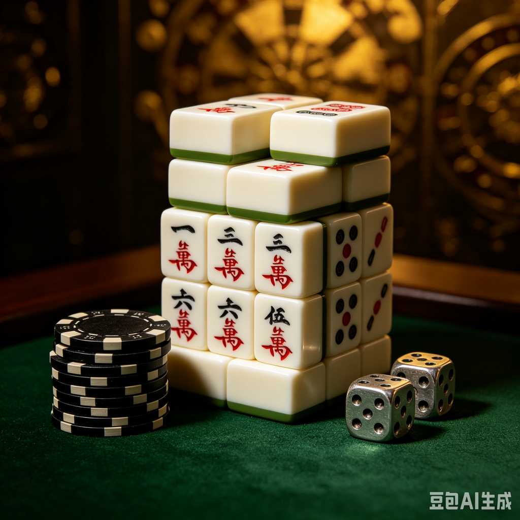 handheld mahjong tiles set